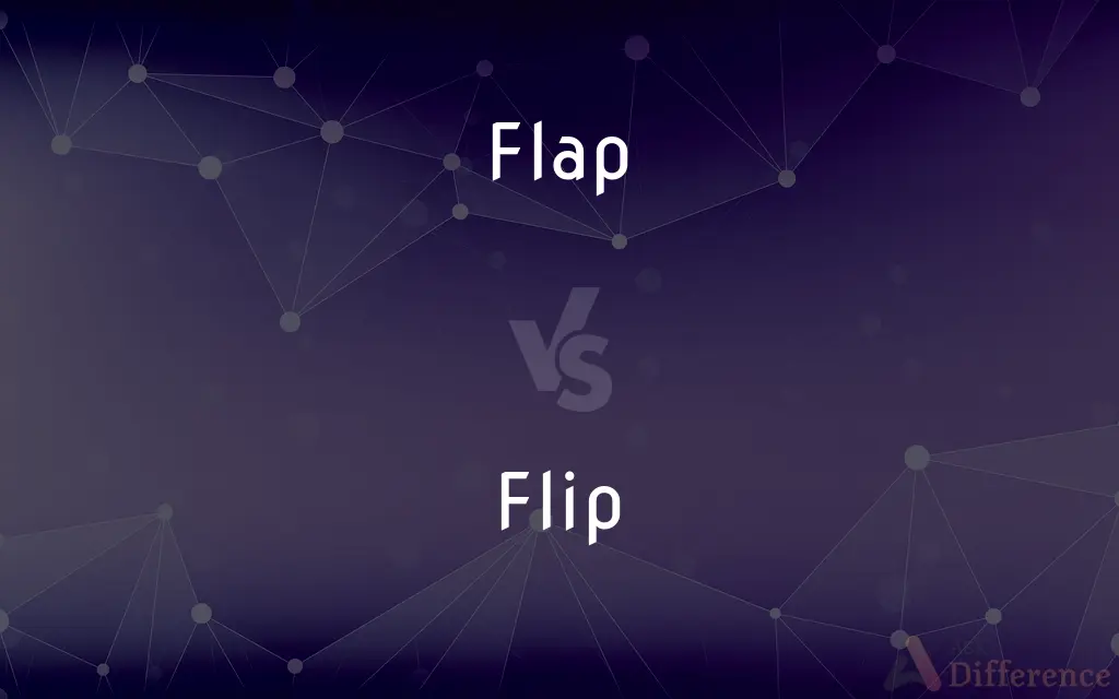 Flap vs. Flip — What's the Difference?