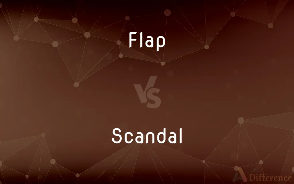 Flap vs. Scandal — What's the Difference?