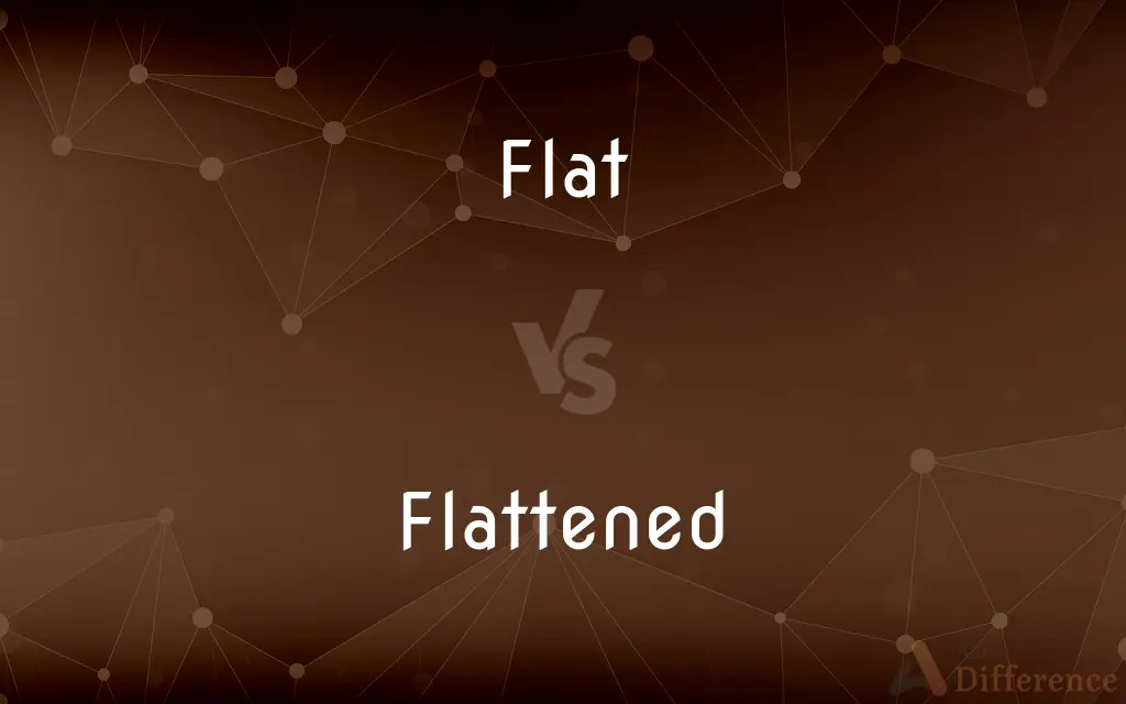 Flat vs. Flattened — What's the Difference?