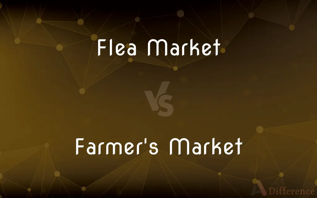 Flea Market vs. Farmer's Market — What's the Difference?