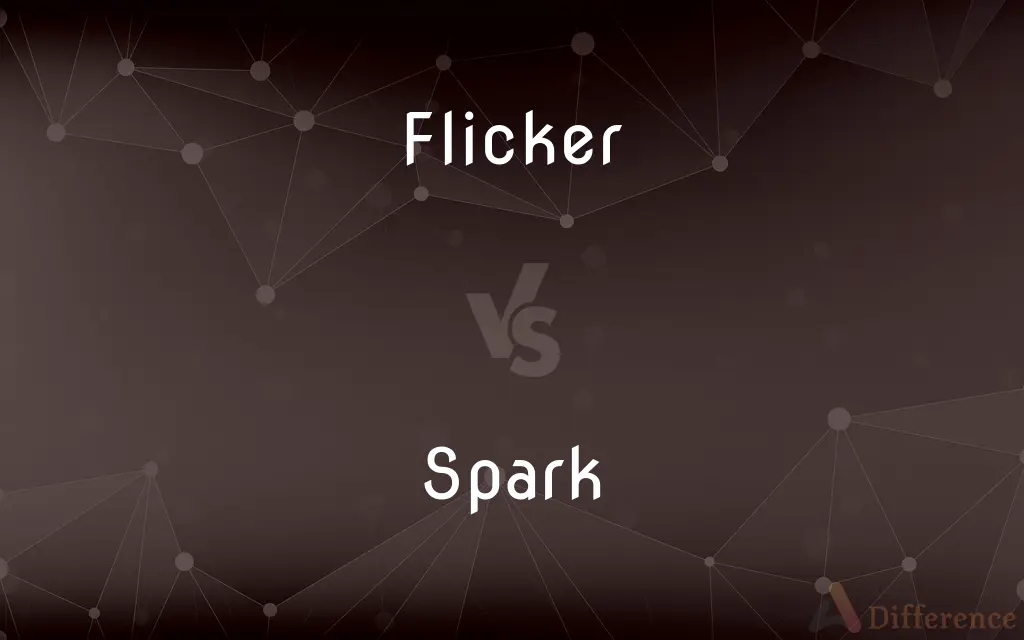 Flicker vs. Spark — What's the Difference?