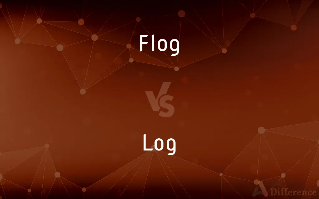 Flog vs. Log — What's the Difference?