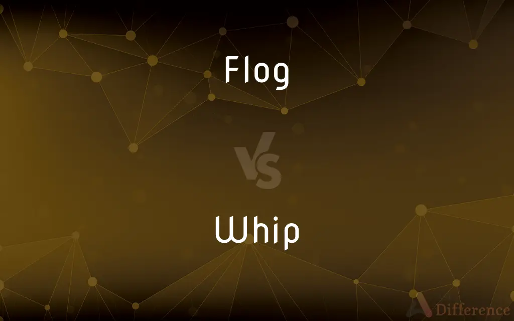 Flog vs. Whip — What's the Difference?
