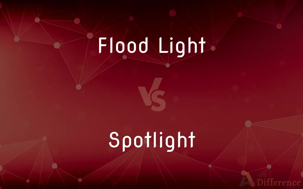 Flood Light vs. Spotlight — What's the Difference?