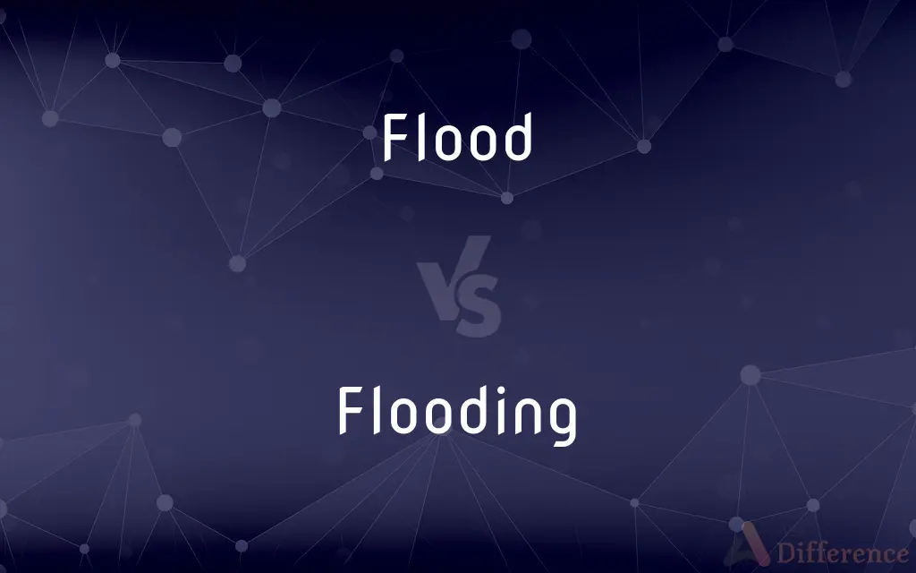 Flood vs. Flooding — What's the Difference?