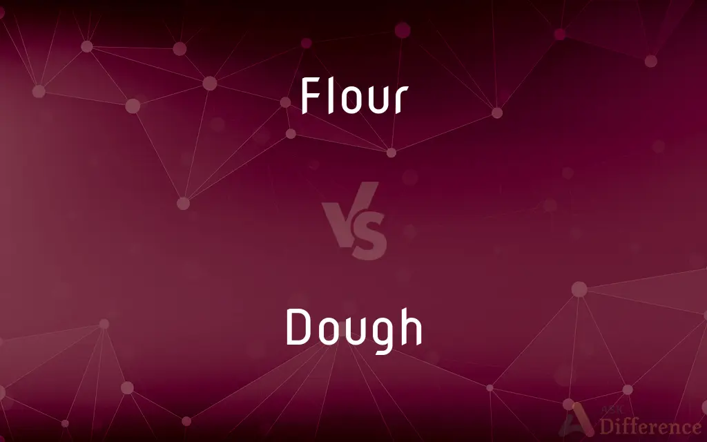 Flour vs. Dough — What's the Difference?
