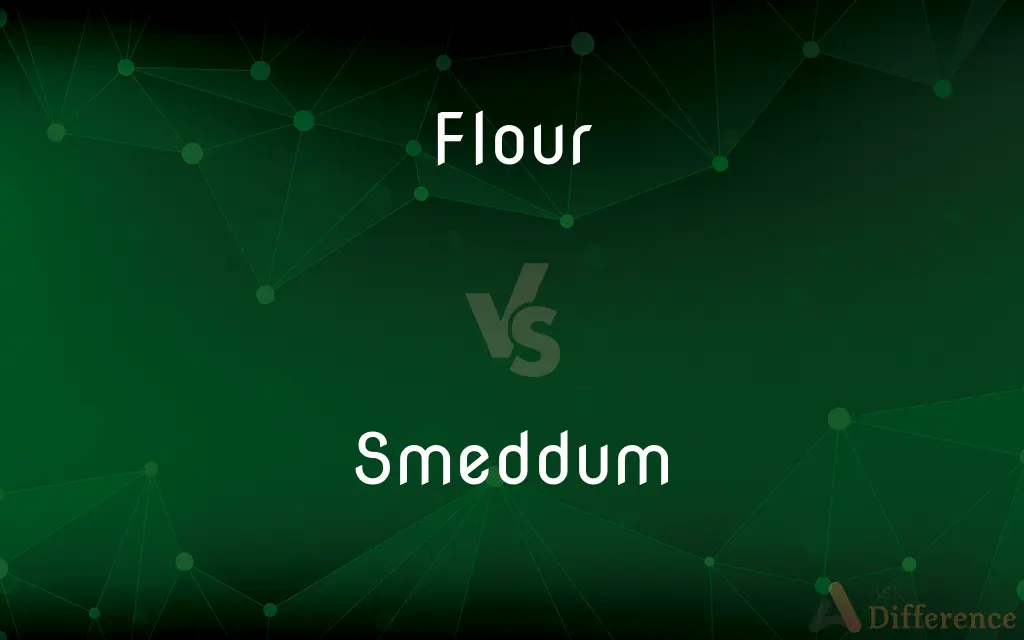 Flour vs. Smeddum — What's the Difference?