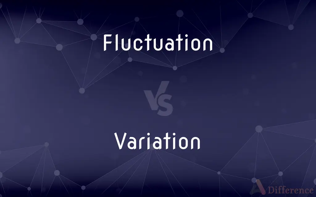 Fluctuation vs. Variation — What's the Difference?