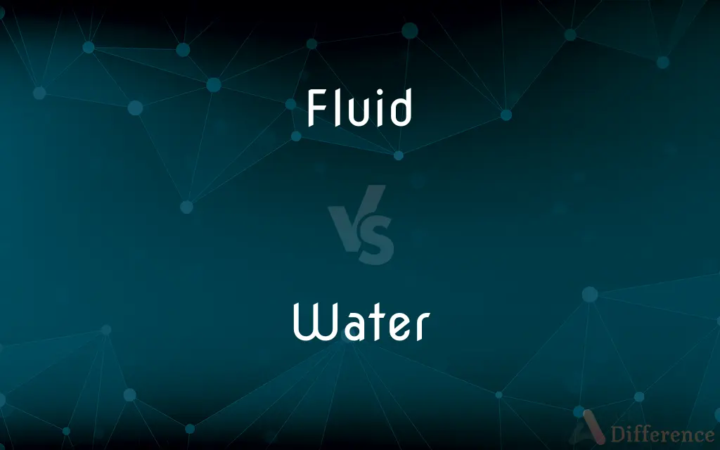 Fluid vs. Water — What's the Difference?