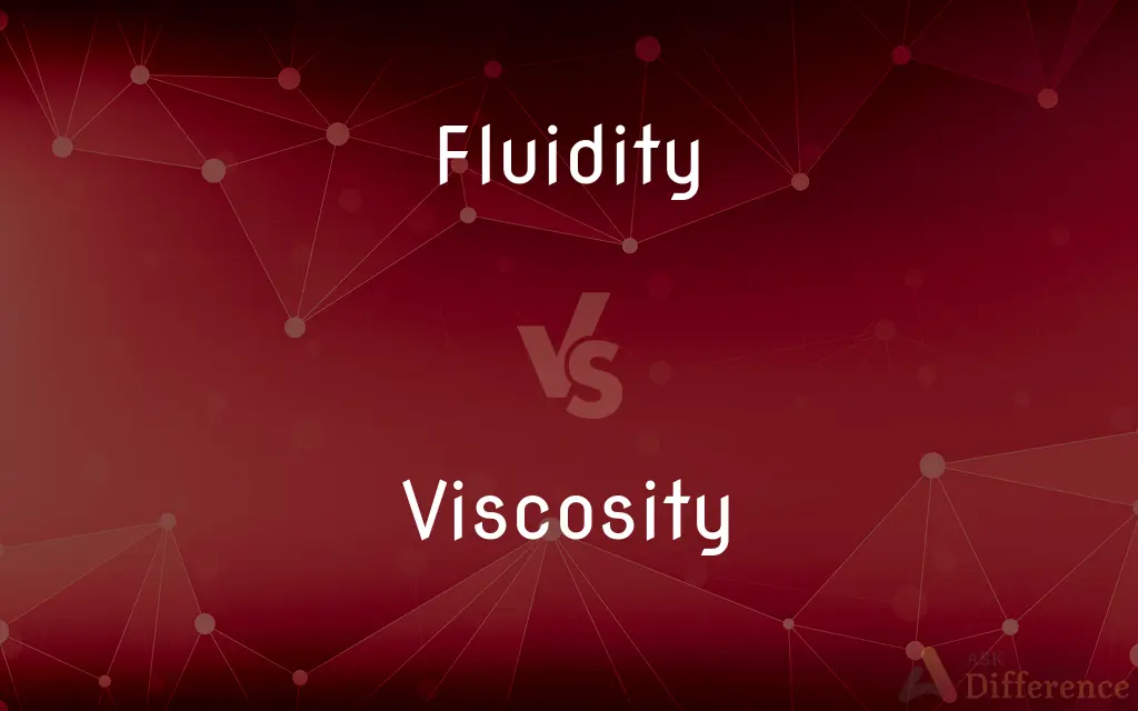 Fluidity vs. Viscosity — What's the Difference?