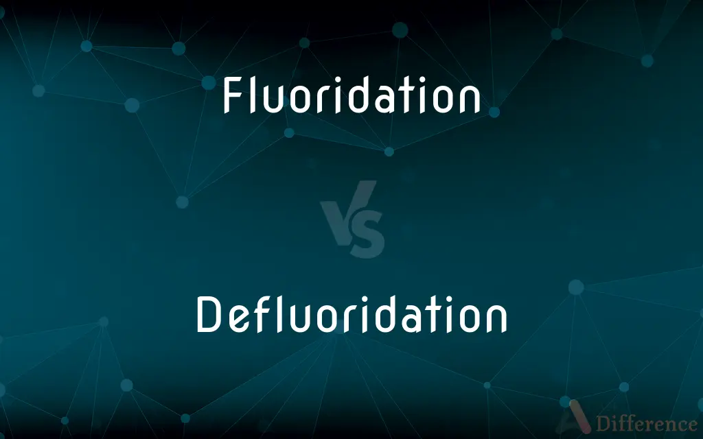 Fluoridation vs. Defluoridation — What's the Difference?