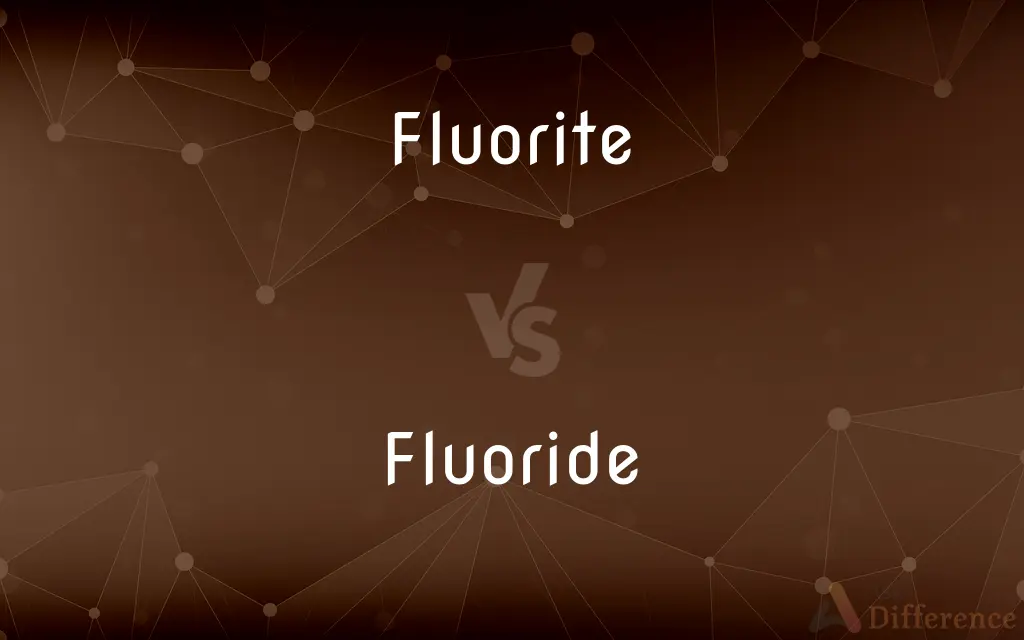 Fluorite vs. Fluoride — What's the Difference?