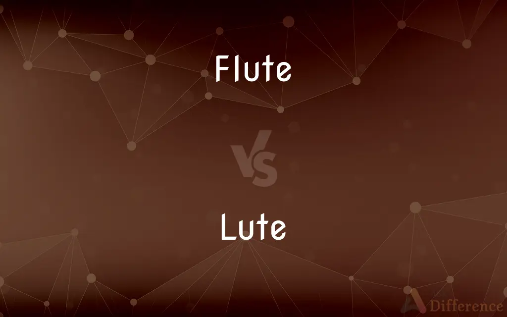 Flute vs. Lute — What's the Difference?