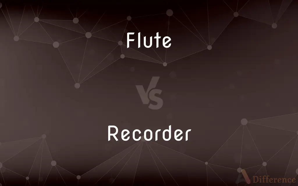 Flute vs. Recorder — What's the Difference?