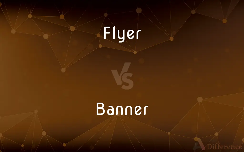 Flyer vs. Banner — What's the Difference?