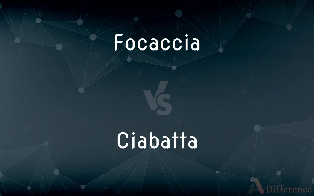 Focaccia vs. Ciabatta — What's the Difference?