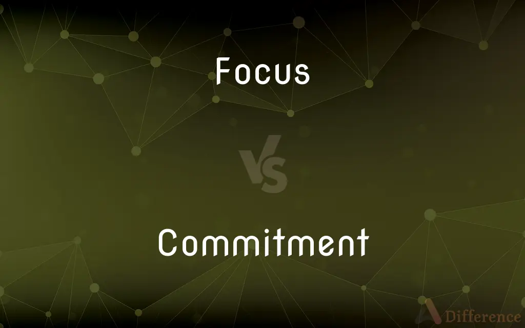 Focus vs. Commitment — What's the Difference?