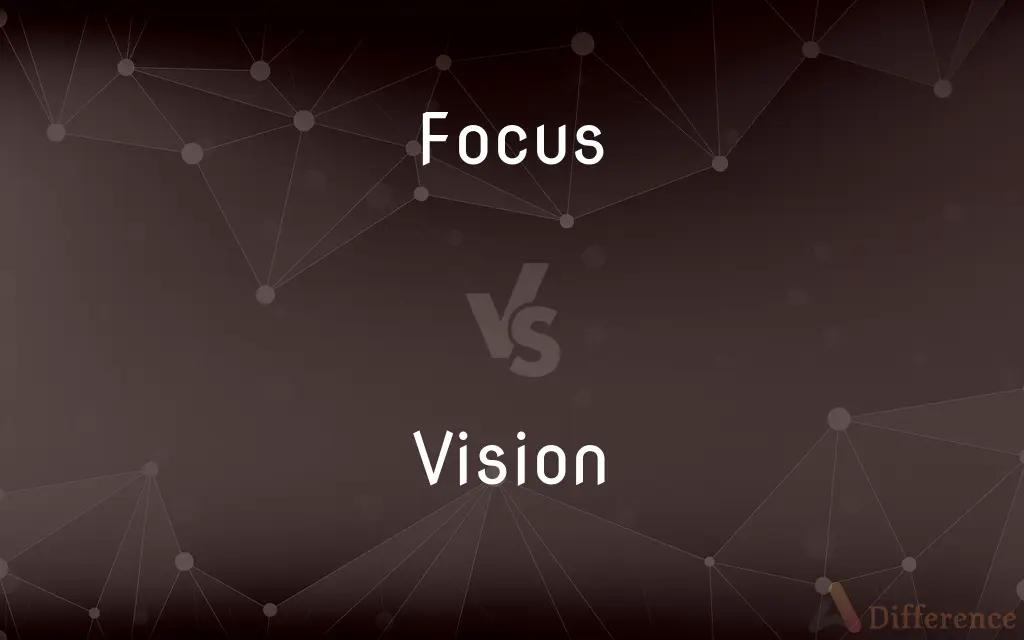 Focus vs. Vision — What's the Difference?