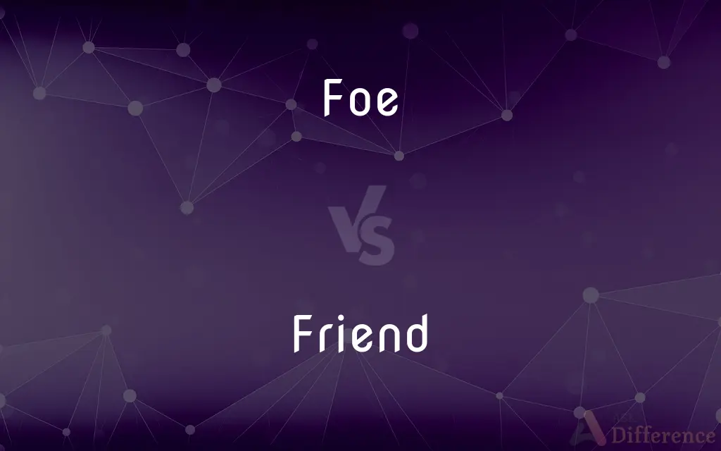 Foe vs. Friend — What's the Difference?