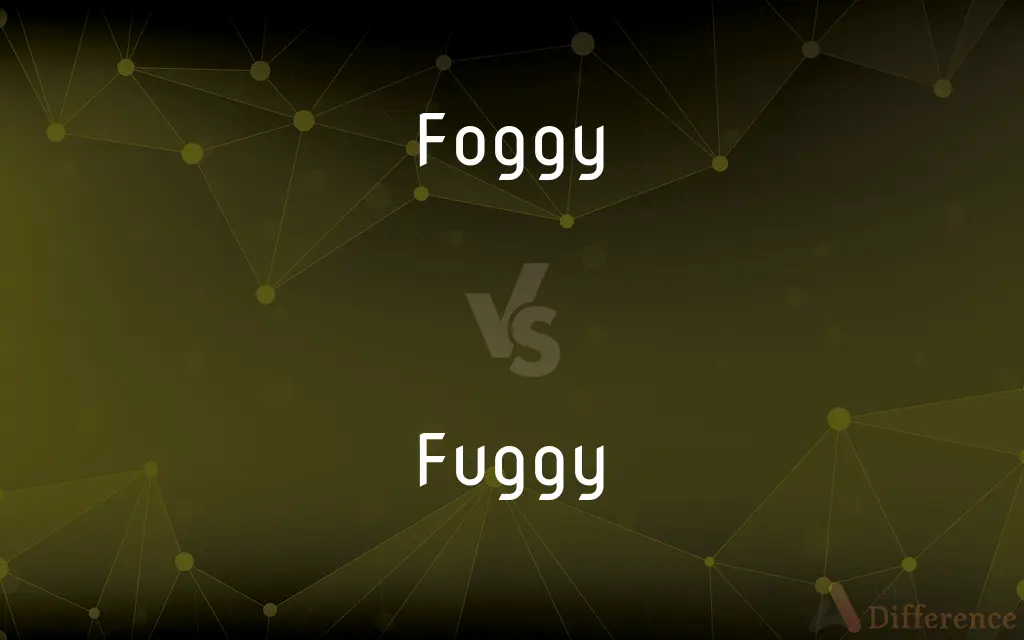 Foggy vs. Fuggy — What's the Difference?