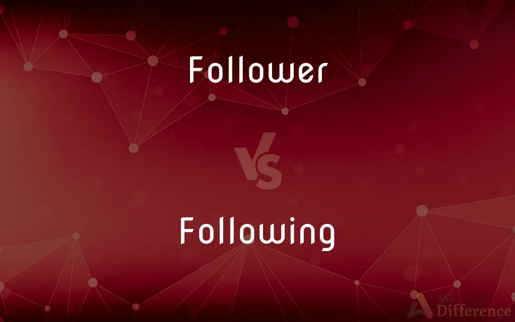 Follower vs. Following — What's the Difference?