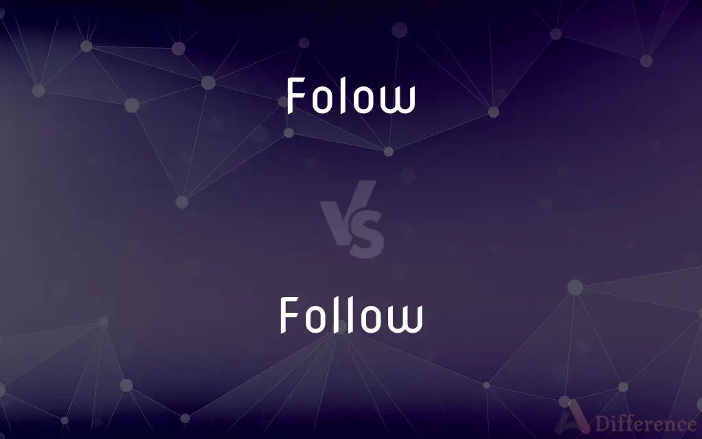 Folow vs. Follow — Which is Correct Spelling?