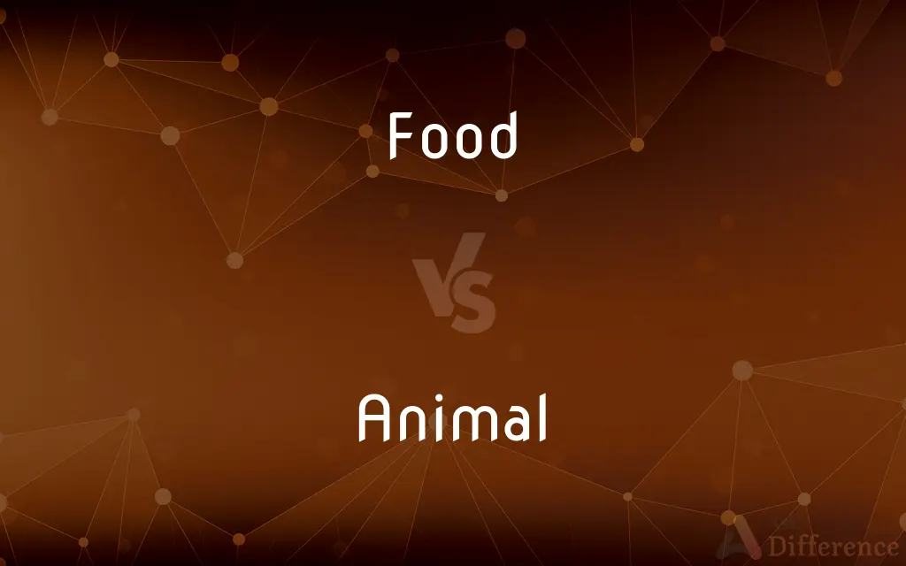 Food vs. Animal — What's the Difference?