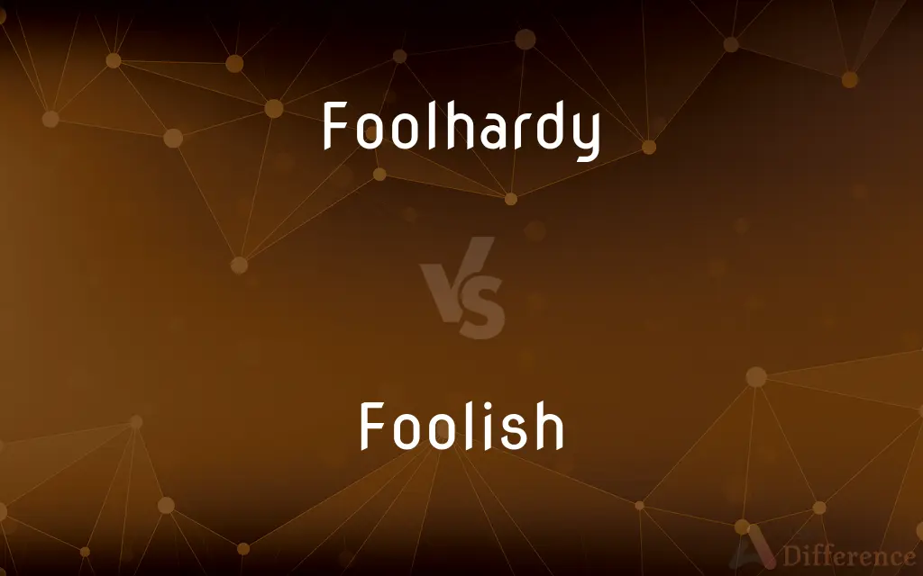 Foolhardy vs. Foolish — What's the Difference?