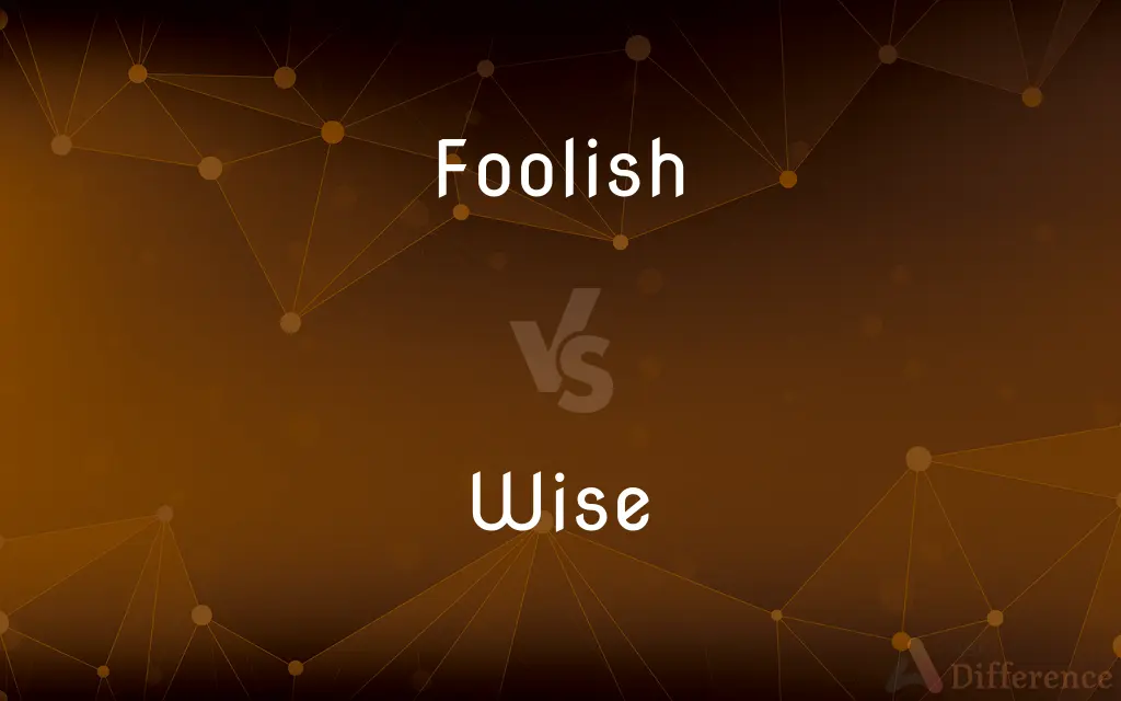 Foolish vs. Wise — What's the Difference?