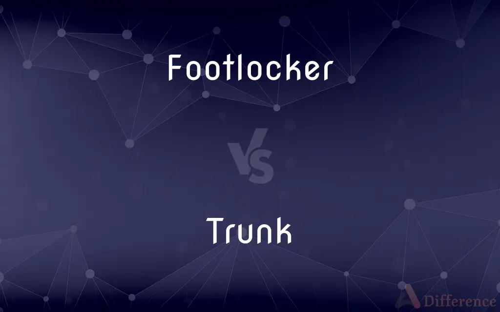 Footlocker vs. Trunk — What's the Difference?