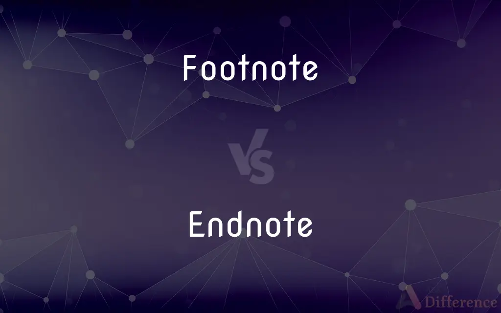 Footnote vs. Endnote — What's the Difference?