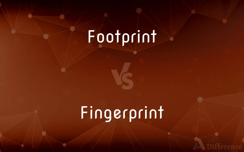 Footprint vs. Fingerprint — What's the Difference?