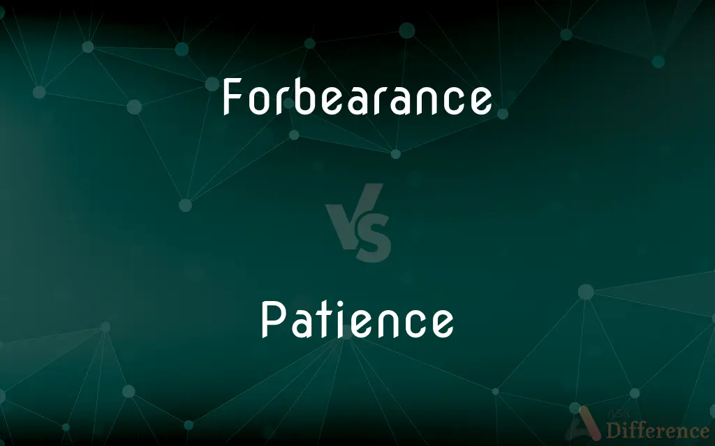 Forbearance vs. Patience — What's the Difference?