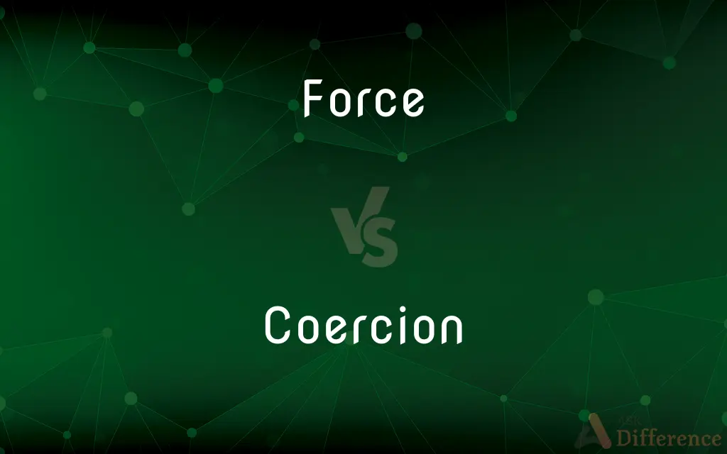 Force vs. Coercion — What's the Difference?
