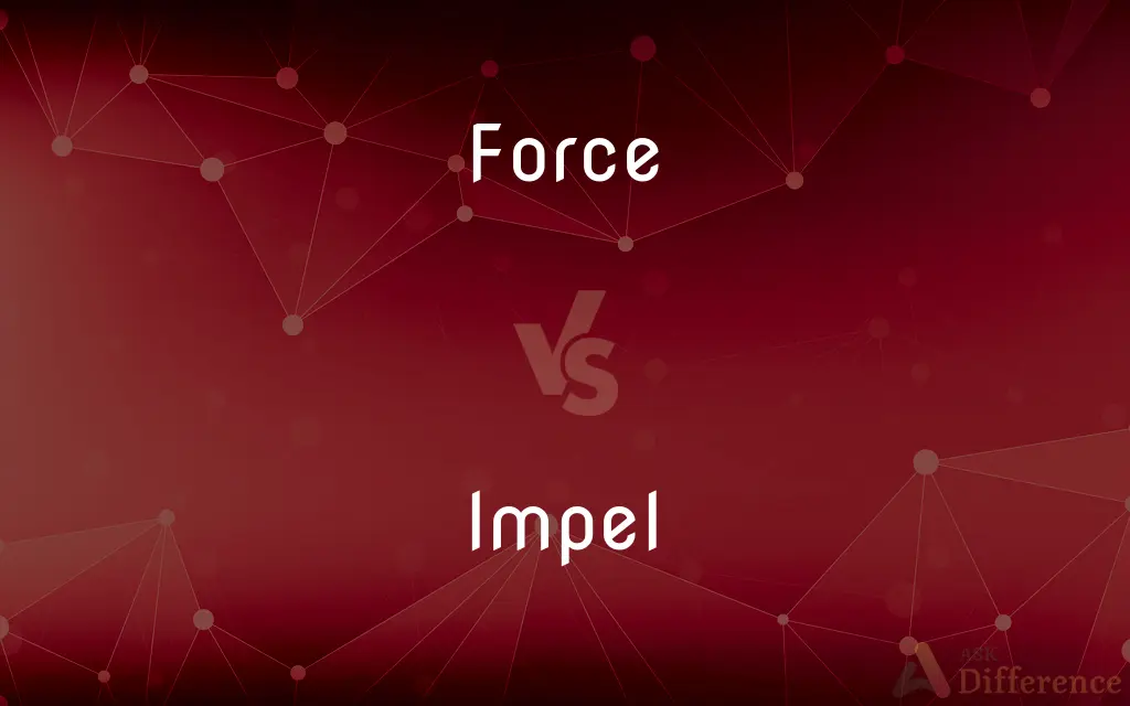Force vs. Impel — What's the Difference?