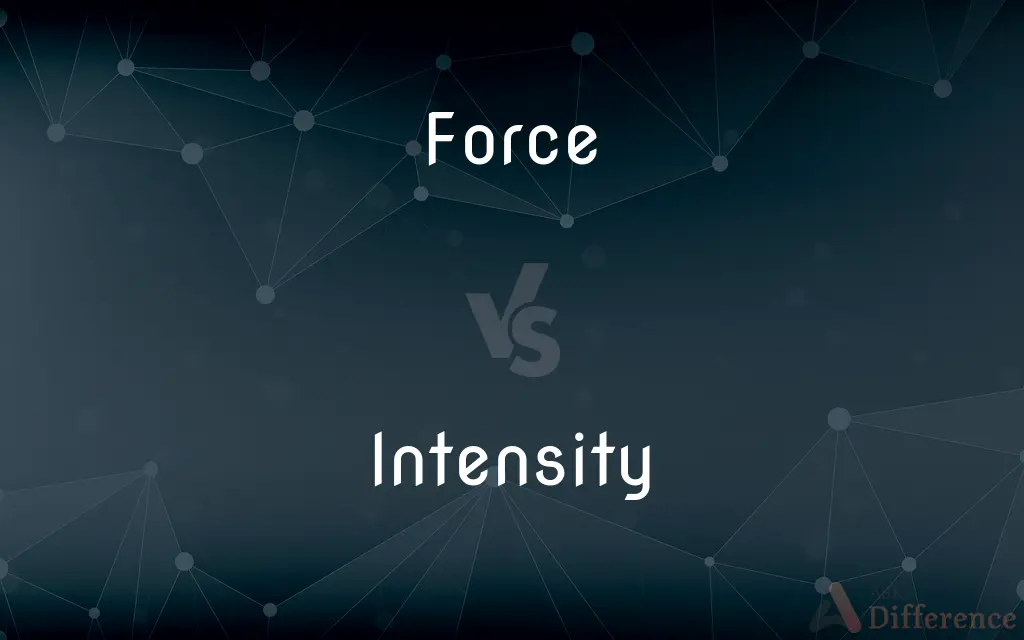 Force vs. Intensity — What's the Difference?