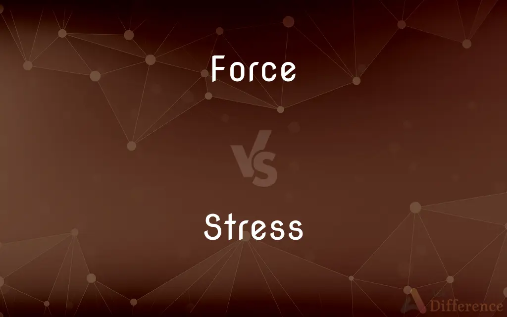 Force vs. Stress — What's the Difference?