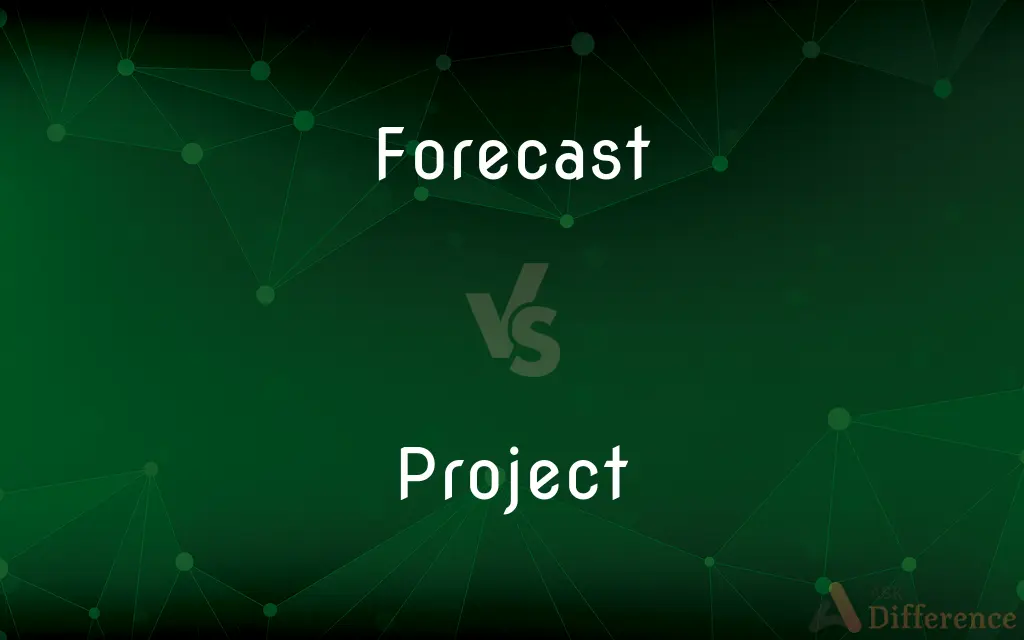 Forecast vs. Project — What's the Difference?