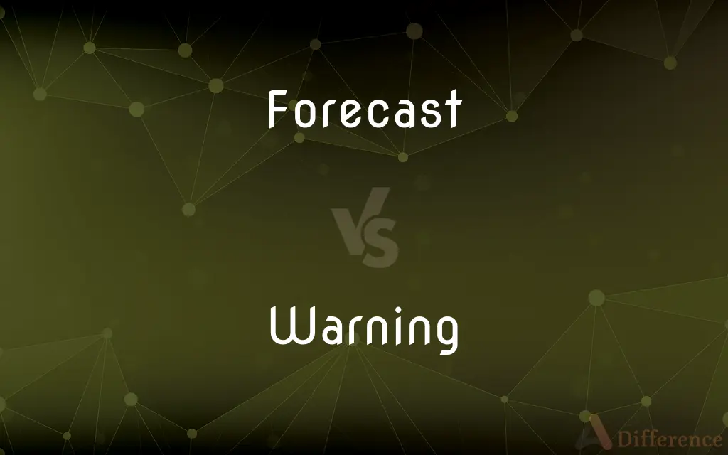 Forecast vs. Warning — What's the Difference?