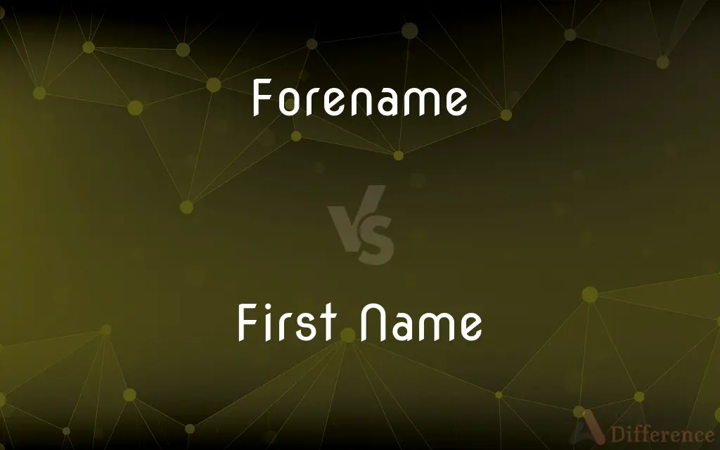 Forename vs. First Name — What's the Difference?