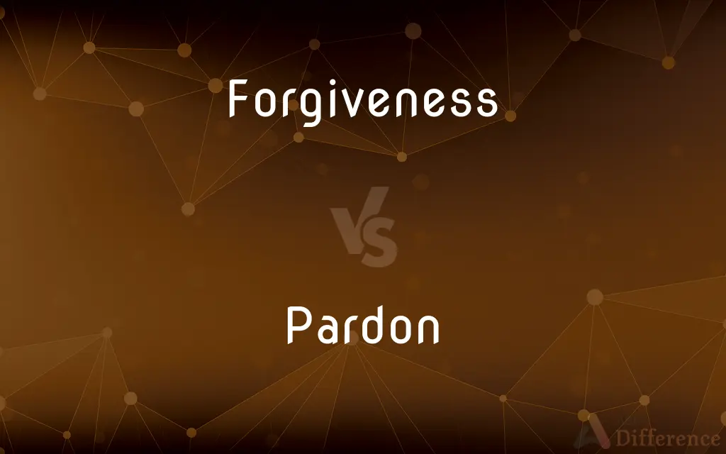 Forgiveness vs. Pardon — What's the Difference?