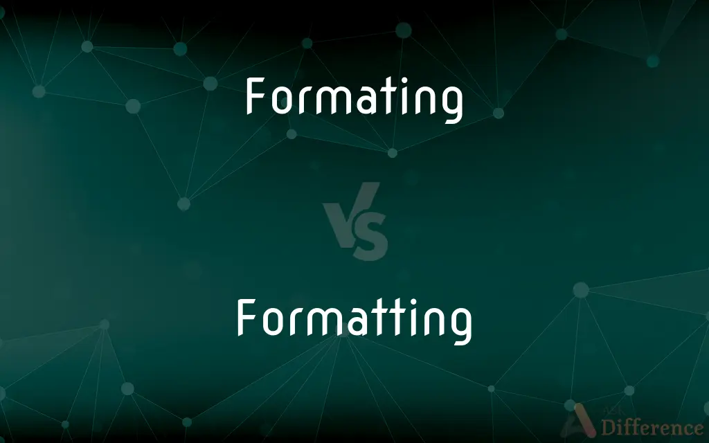 Formating vs. Formatting — Which is Correct Spelling?