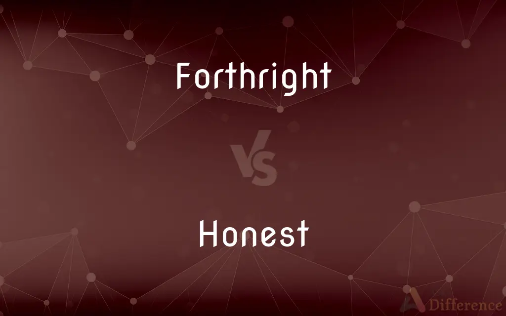 Forthright vs. Honest — What's the Difference?