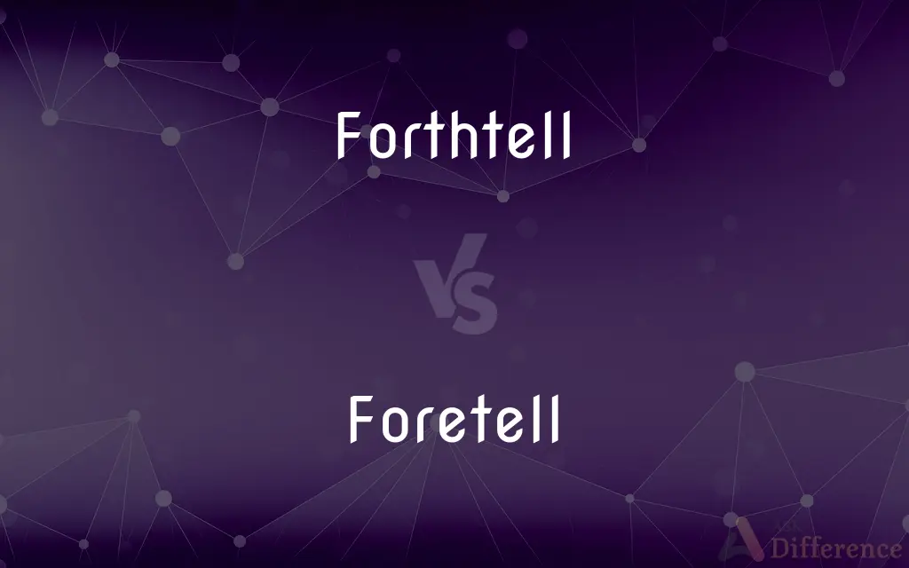 Forthtell vs. Foretell — Which is Correct Spelling?