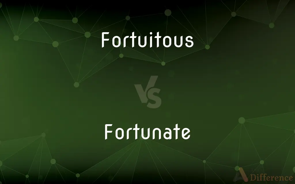 Fortuitous vs. Fortunate — What's the Difference?