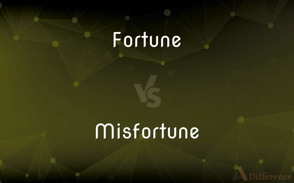 Fortune vs. Misfortune — What's the Difference?