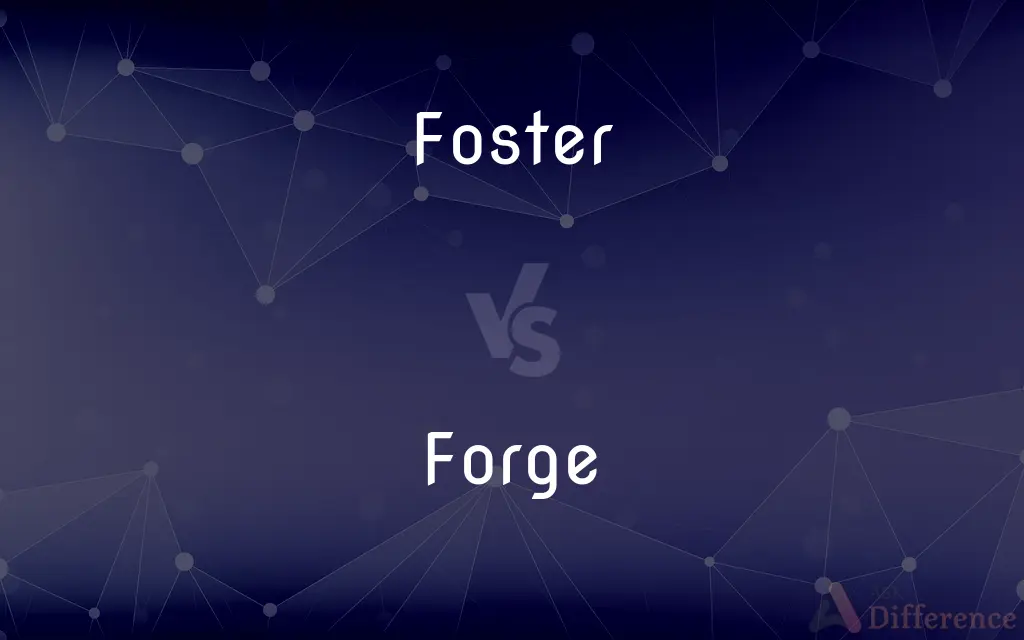 Foster vs. Forge — What's the Difference?