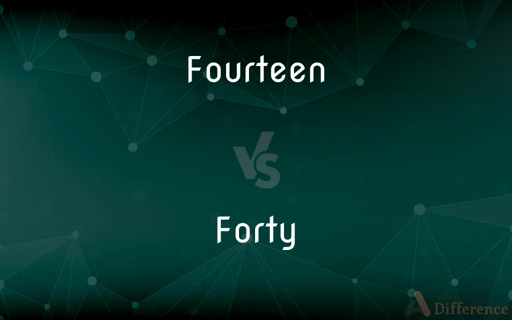 Fourteen vs. Forty — What's the Difference?
