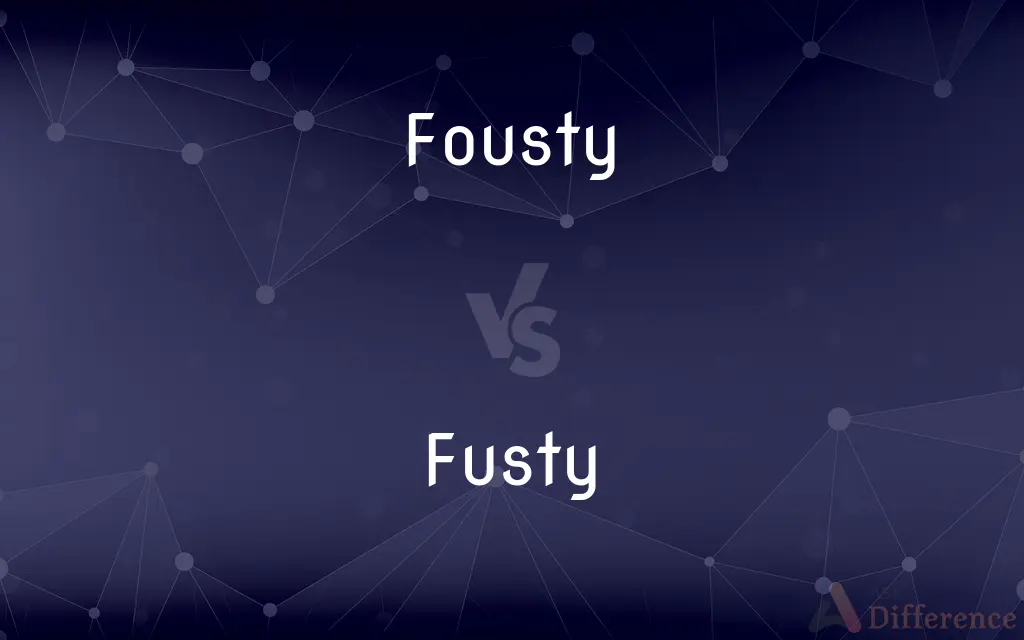 Fousty vs. Fusty — What's the Difference?
