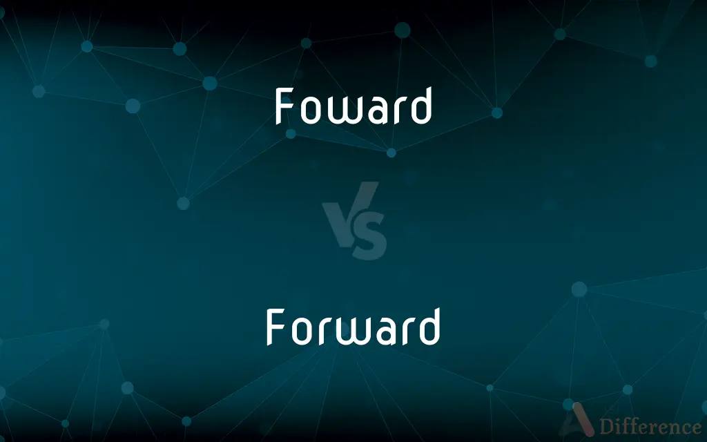 Foward vs. Forward — Which is Correct Spelling?